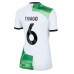 Liverpool Thiago Alcantara #6 Voetbalkleding Uitshirt Dames 2023-24 Korte Mouwen